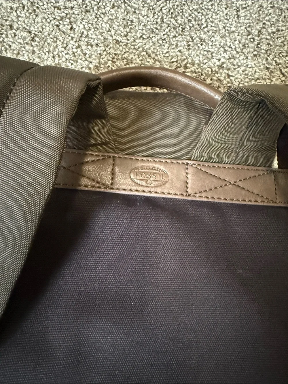 Fossil backpack book bag laptop bag